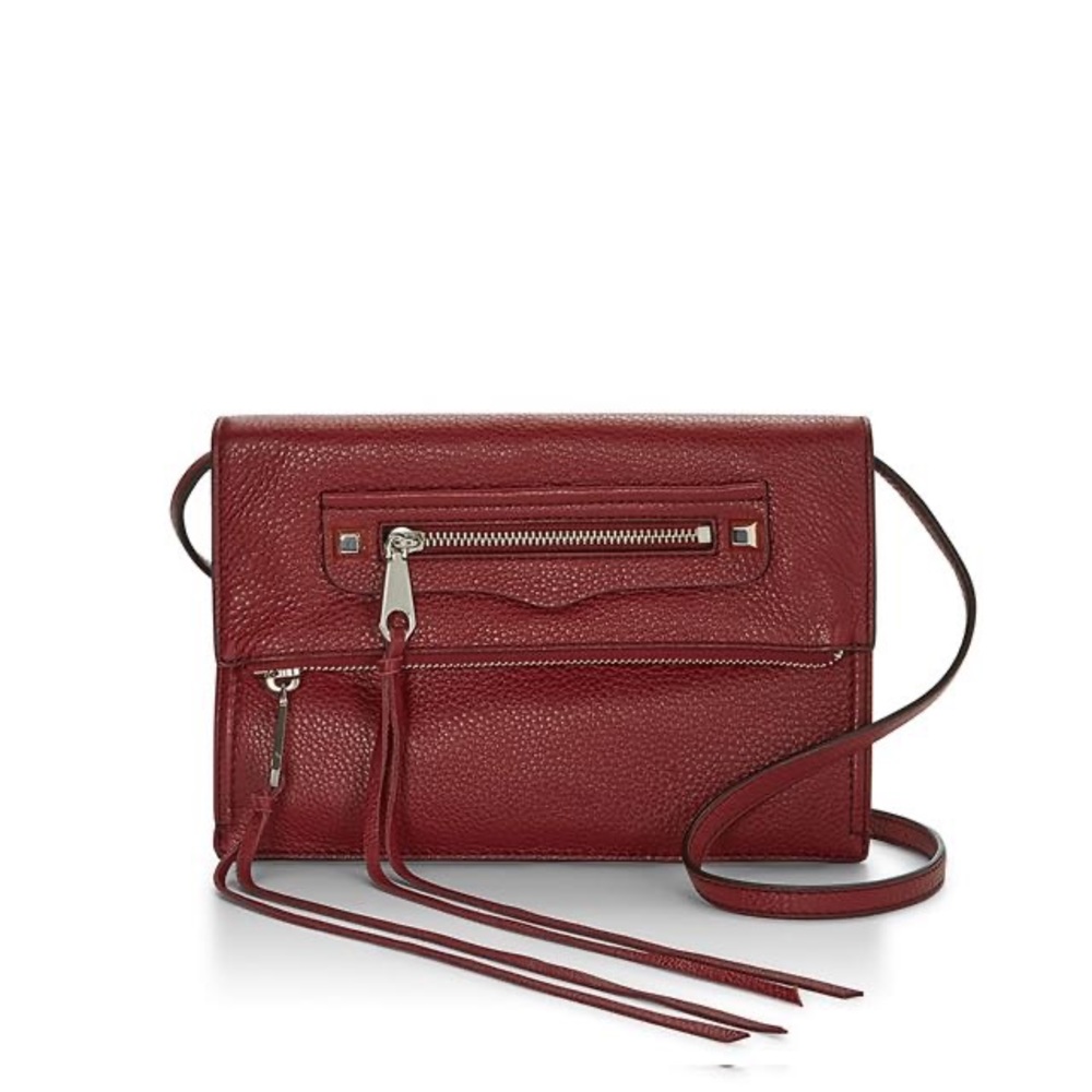 Rebecca Minkoff Small Regan Clutch Bag in Tawny Port